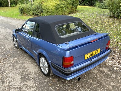 Lot 54 - 1986 Ford MK3 1.6i Cabriolet