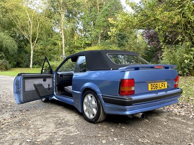 Lot 54 - 1986 Ford MK3 1.6i Cabriolet