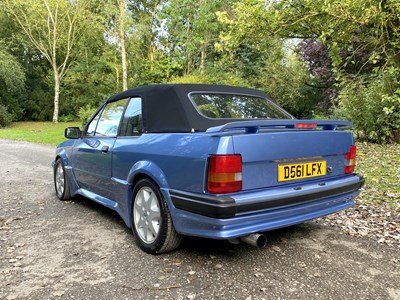 Lot 54 - 1986 Ford MK3 1.6i Cabriolet