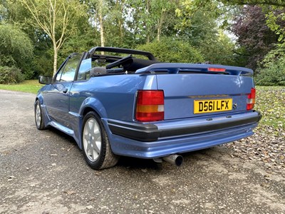 Lot 54 - 1986 Ford MK3 1.6i Cabriolet