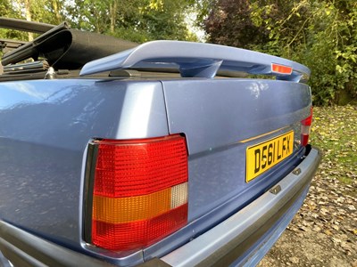 Lot 54 - 1986 Ford MK3 1.6i Cabriolet