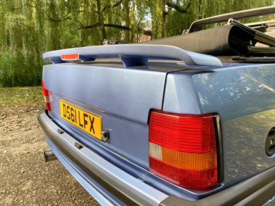 Lot 54 - 1986 Ford MK3 1.6i Cabriolet