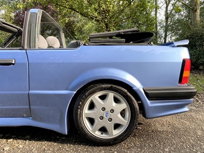 Lot 54 - 1986 Ford MK3 1.6i Cabriolet