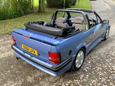 Lot 54 - 1986 Ford MK3 1.6i Cabriolet
