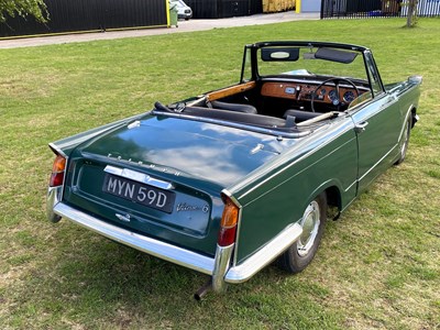 Lot 2 - 1966 Triumph Vitesse Convertible