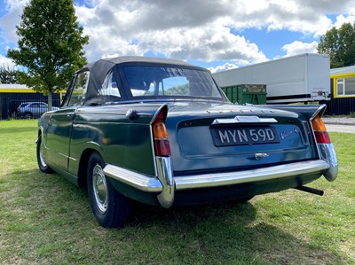Lot 2 - 1966 Triumph Vitesse Convertible