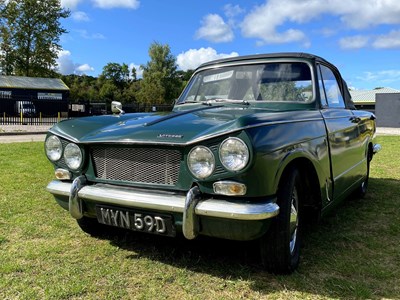 Lot 2 - 1966 Triumph Vitesse Convertible
