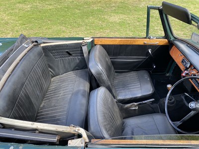 Lot 2 - 1966 Triumph Vitesse Convertible