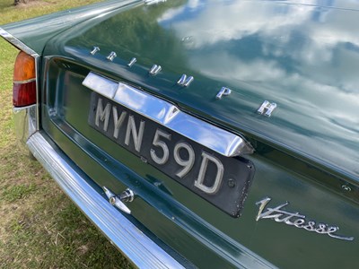 Lot 2 - 1966 Triumph Vitesse Convertible