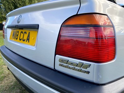 Lot 7 - 1995 Volkswagen Golf Cabriolet