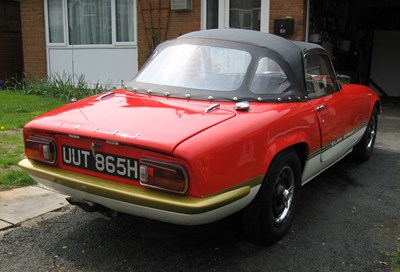 Lot 81 - 1969 Lotus Elan S4 Drophead Coupe