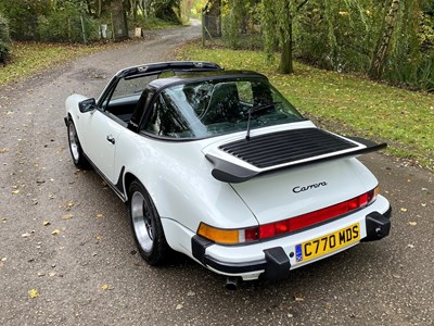 Lot 53 - 1985 Porsche Carrera 3.2 Targa