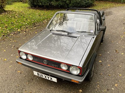 Lot 70 - 1985 Volkswagen Golf GTi Cabriolet