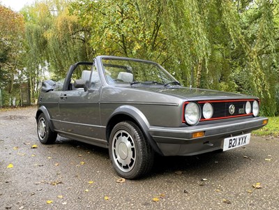 Lot 70 - 1985 Volkswagen Golf GTi Cabriolet