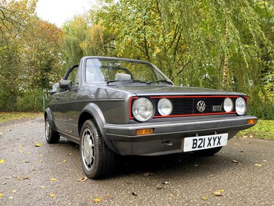 Lot 70 - 1985 Volkswagen Golf GTi Cabriolet