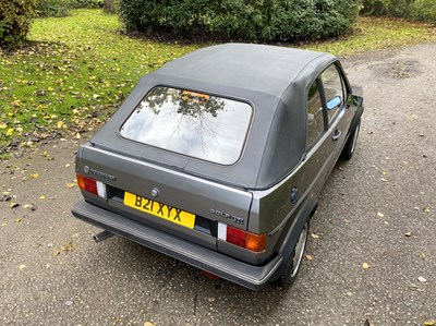 Lot 70 - 1985 Volkswagen Golf GTi Cabriolet