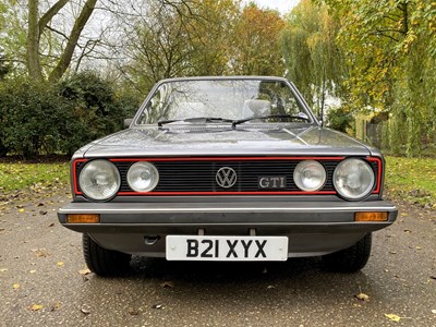 Lot 70 - 1985 Volkswagen Golf GTi Cabriolet