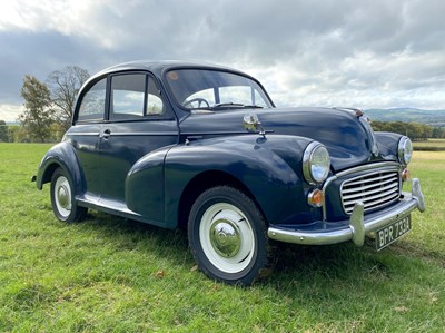 Lot 3 - 1963 Morris Minor 1000 Two-Door Saloon