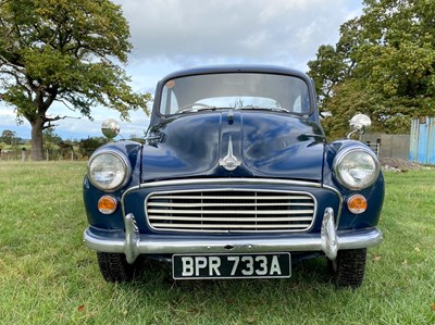 Lot 3 - 1963 Morris Minor 1000 Two-Door Saloon