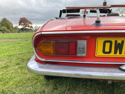 Lot 1 - 1973 Triumph Spitfire IV