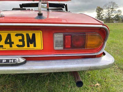 Lot 1 - 1973 Triumph Spitfire IV