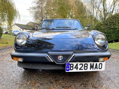 Lot 18 - 1985 Alfa Romeo 2000 Spider Veloce
