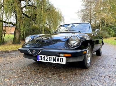 Lot 18 - 1985 Alfa Romeo 2000 Spider Veloce