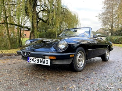 Lot 18 - 1985 Alfa Romeo 2000 Spider Veloce