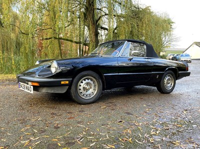 Lot 18 - 1985 Alfa Romeo 2000 Spider Veloce