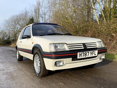 Lot 8 - 1990 Peugeot 205 GTi  1.6