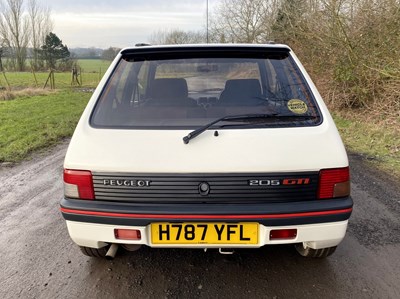 Lot 8 - 1990 Peugeot 205 GTi  1.6