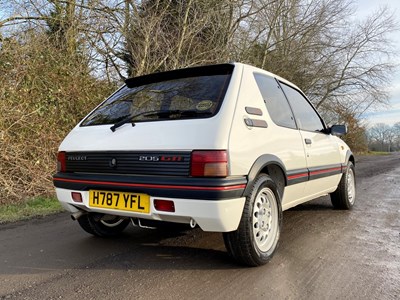 Lot 8 - 1990 Peugeot 205 GTi  1.6
