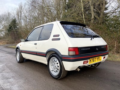 Lot 8 - 1990 Peugeot 205 GTi  1.6