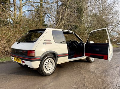 Lot 8 - 1990 Peugeot 205 GTi  1.6