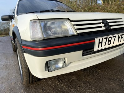 Lot 8 - 1990 Peugeot 205 GTi  1.6