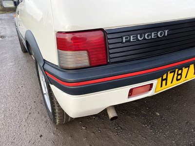 Lot 8 - 1990 Peugeot 205 GTi  1.6