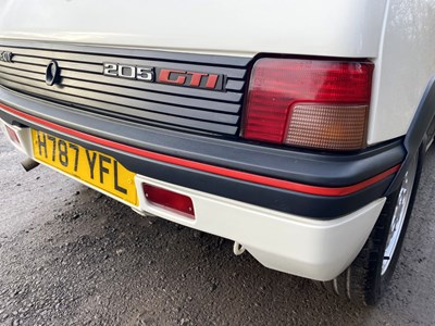 Lot 8 - 1990 Peugeot 205 GTi  1.6