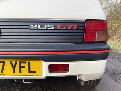 Lot 8 - 1990 Peugeot 205 GTi  1.6