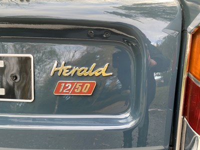 Lot 36 - 1967 Triumph Herald 12/50