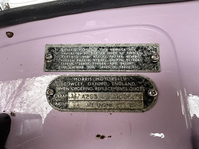 Lot 22 - 1961 Morris Minor Million
