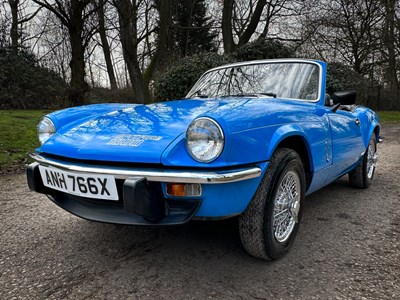Lot 48 - 1981 Triumph Spitfire 1500