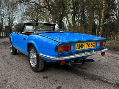 Lot 48 - 1981 Triumph Spitfire 1500