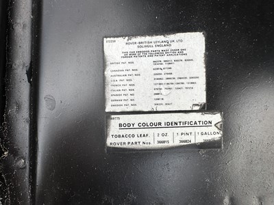 Lot 49 - 1973 Rover 2000 SC