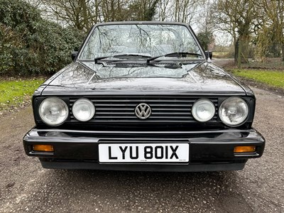 Lot 27 - 1982 Volkswagen Golf Cabriolet GL