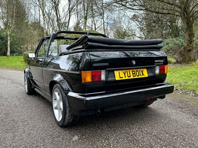 Lot 27 - 1982 Volkswagen Golf Cabriolet GL