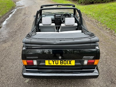 Lot 27 - 1982 Volkswagen Golf Cabriolet GL