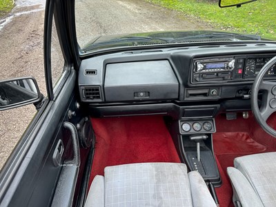 Lot 27 - 1982 Volkswagen Golf Cabriolet GL