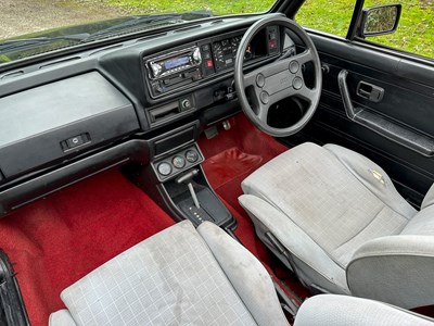 Lot 27 - 1982 Volkswagen Golf Cabriolet GL