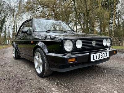 Lot 27 - 1982 Volkswagen Golf Cabriolet GL