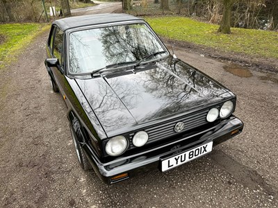 Lot 27 - 1982 Volkswagen Golf Cabriolet GL